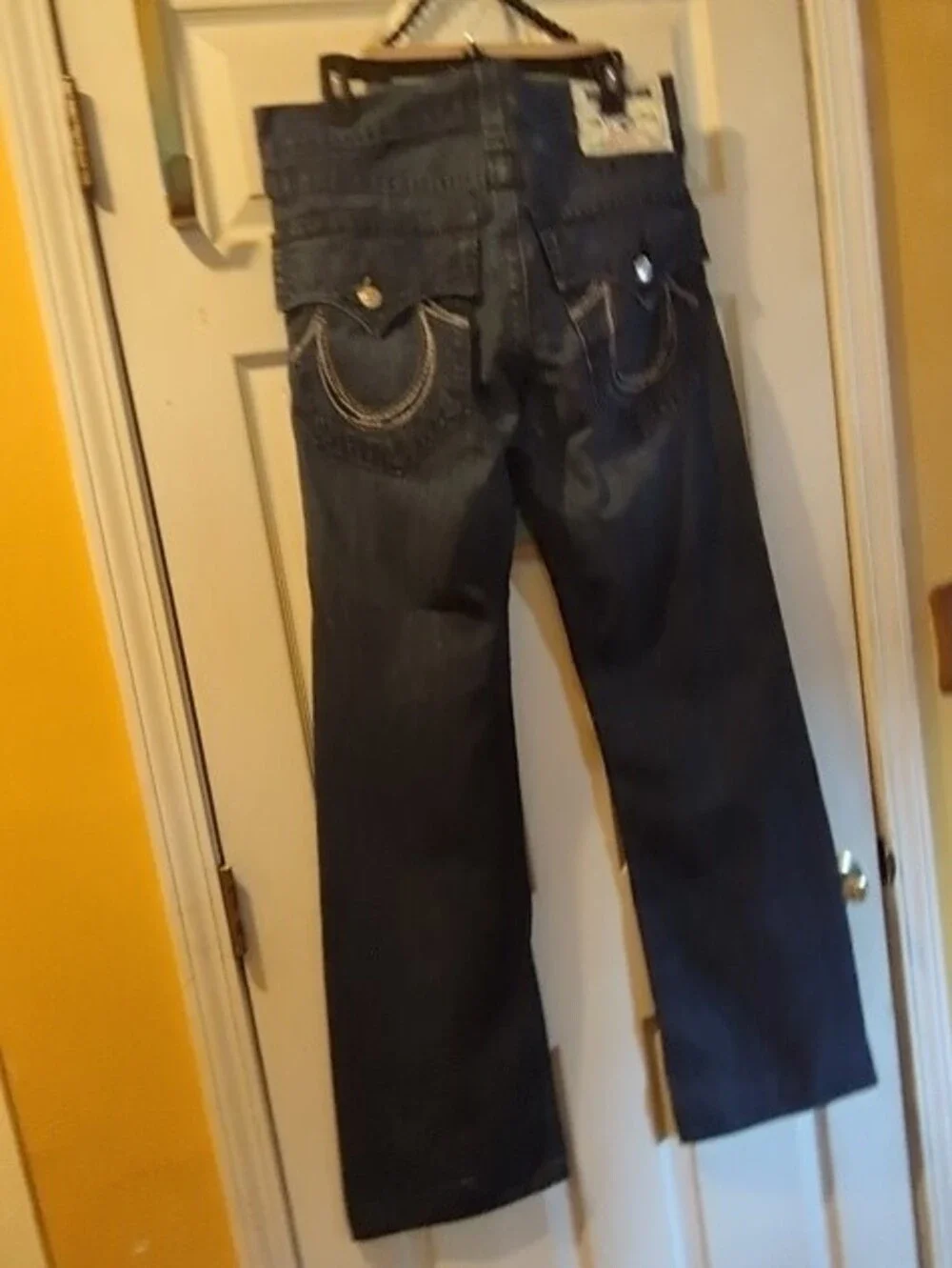 True Religion Dark Blue Straight Leg Jeans